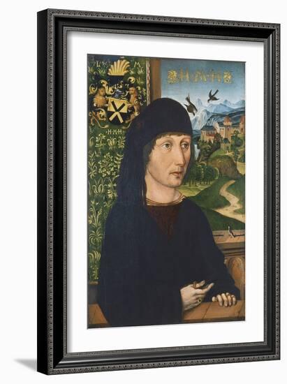Portrait of Levinus Memminger, Ca 1485-Michael Wolgemut-Framed Giclee Print