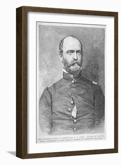 Portrait of Lewis A. Armistead-American School-Framed Giclee Print