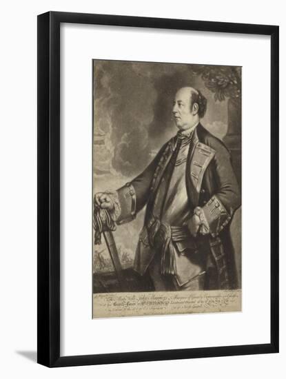 Portrait of Lieutenant General John Manners-Sir Joshua Reynolds-Framed Giclee Print