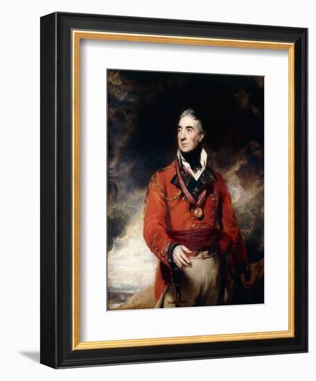 Portrait of Lieutenant-General Sir Thomas Graham, K.B., Later 1st Baron Lynedoch (1748-1843).-Thomas Lawrence-Framed Giclee Print