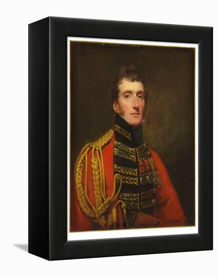 Portrait of Lieutenant General William Stuart, Half-Length, in Uniform (Oil on Canvas)-Henry Raeburn-Framed Premier Image Canvas