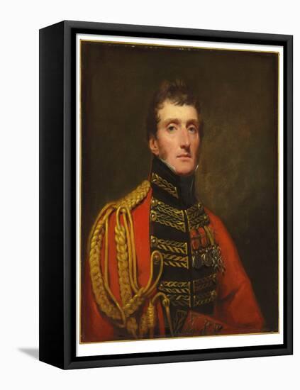 Portrait of Lieutenant General William Stuart, Half-Length, in Uniform (Oil on Canvas)-Henry Raeburn-Framed Premier Image Canvas