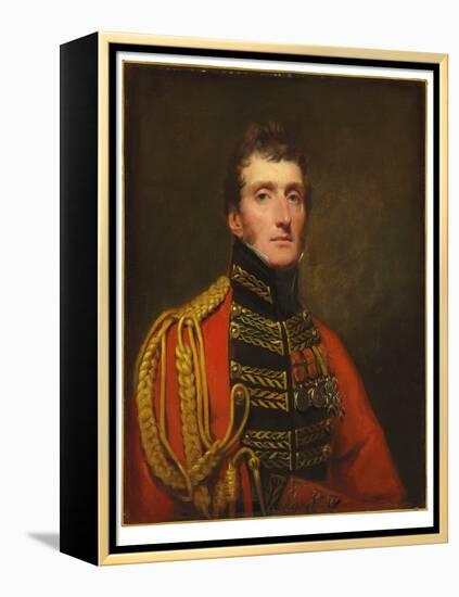 Portrait of Lieutenant General William Stuart, Half-Length, in Uniform (Oil on Canvas)-Henry Raeburn-Framed Premier Image Canvas