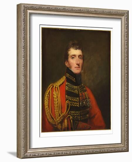 Portrait of Lieutenant General William Stuart, Half-Length, in Uniform (Oil on Canvas)-Henry Raeburn-Framed Giclee Print