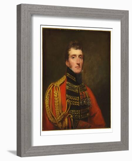 Portrait of Lieutenant General William Stuart, Half-Length, in Uniform (Oil on Canvas)-Henry Raeburn-Framed Giclee Print