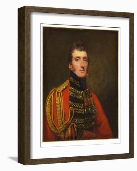 Portrait of Lieutenant General William Stuart, Half-Length, in Uniform (Oil on Canvas)-Henry Raeburn-Framed Giclee Print