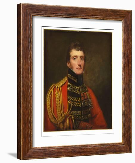 Portrait of Lieutenant General William Stuart, Half-Length, in Uniform (Oil on Canvas)-Henry Raeburn-Framed Giclee Print