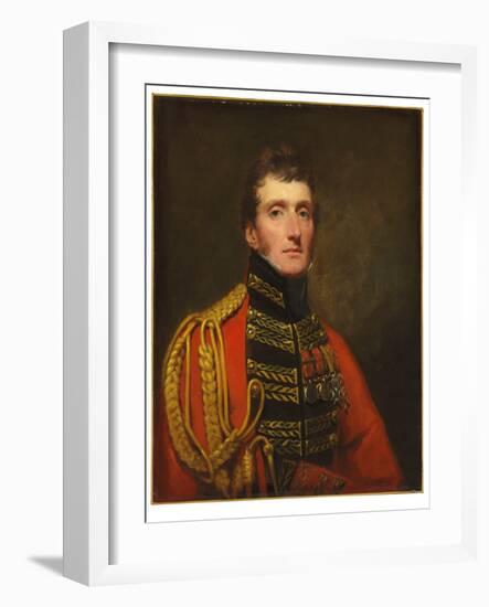 Portrait of Lieutenant General William Stuart, Half-Length, in Uniform (Oil on Canvas)-Henry Raeburn-Framed Giclee Print