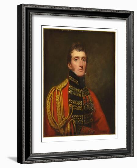 Portrait of Lieutenant General William Stuart, Half-Length, in Uniform (Oil on Canvas)-Henry Raeburn-Framed Giclee Print