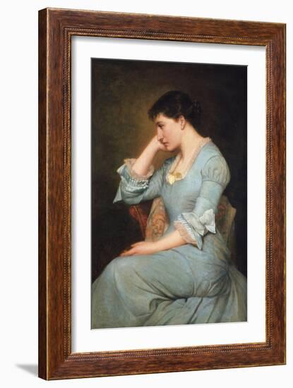 Portrait of Lillie Langtry (1853-1929)-Valentine Cameron Prinsep-Framed Giclee Print