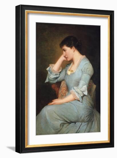 Portrait of Lillie Langtry (1853-1929)-Valentine Cameron Prinsep-Framed Giclee Print