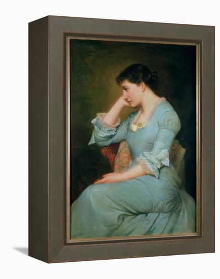 Portrait of Lillie Langtry, 1879-Valentine Cameron Prinsep-Framed Premier Image Canvas
