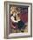 Portrait of Lily Walton with Raminou (Portrait De Miss Lily Walton Avec Raminou)-Suzanne Valadon-Framed Giclee Print