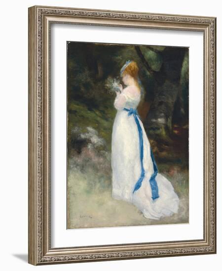 Portrait of Lise, 1867-Pierre-Auguste Renoir-Framed Giclee Print