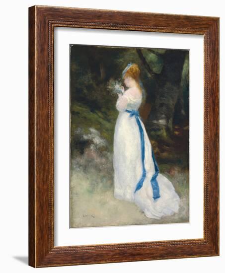 Portrait of Lise, 1867-Pierre-Auguste Renoir-Framed Giclee Print