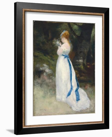 Portrait of Lise, 1867-Pierre-Auguste Renoir-Framed Giclee Print