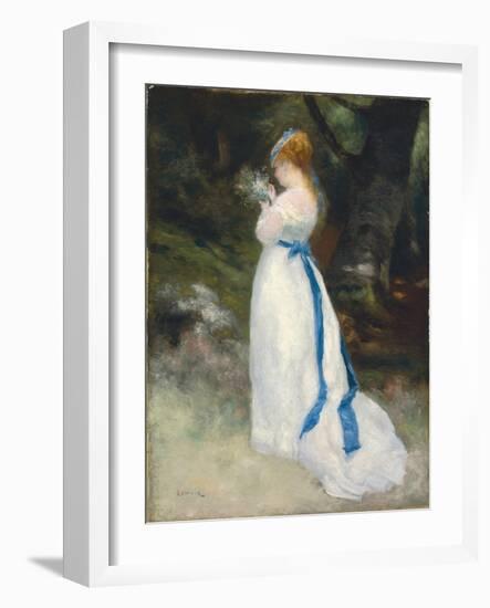 Portrait of Lise, 1867-Pierre-Auguste Renoir-Framed Giclee Print