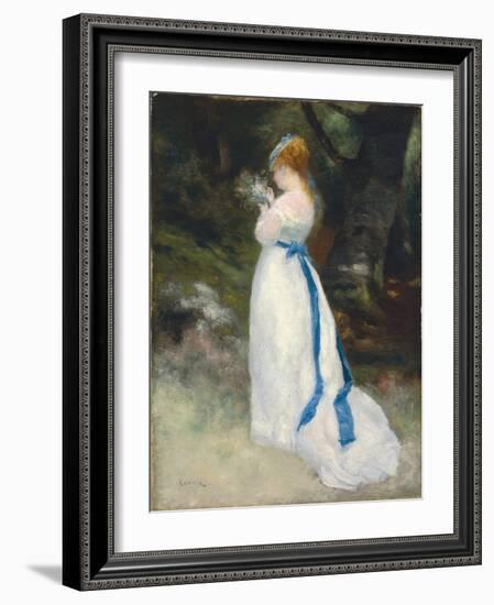 Portrait of Lise, 1867-Pierre-Auguste Renoir-Framed Giclee Print