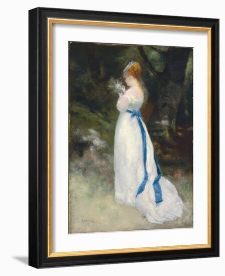 Portrait of Lise, 1867-Pierre-Auguste Renoir-Framed Giclee Print