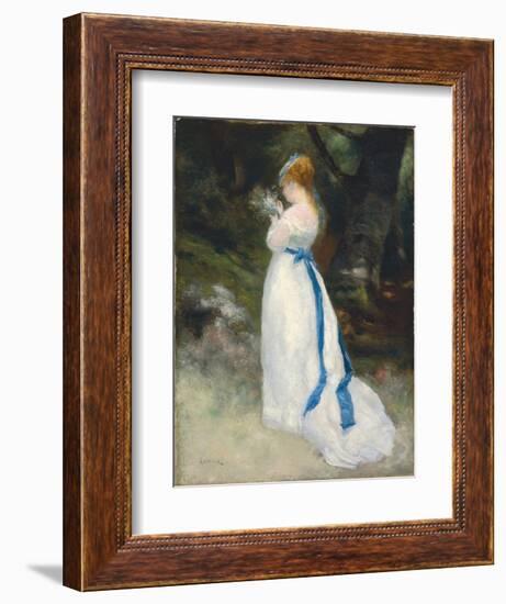 Portrait of Lise, 1867-Pierre-Auguste Renoir-Framed Giclee Print