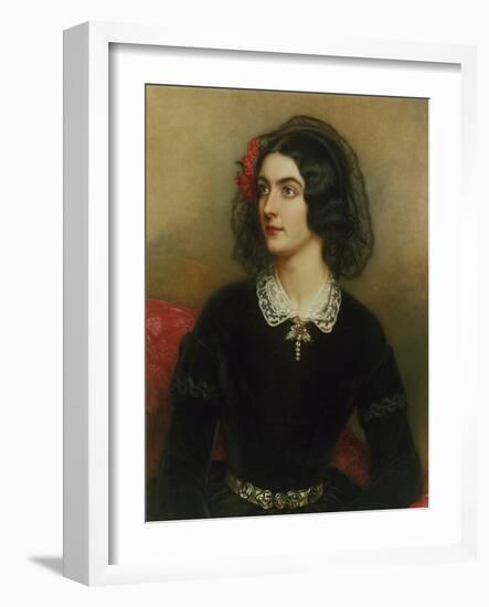 Portrait of Lola Montez (1820-1861). Painted 1847-Joseph Karl Stieler-Framed Giclee Print