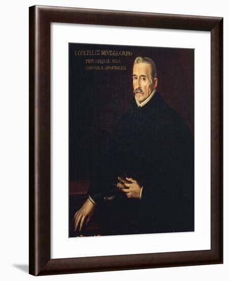 Portrait of Lope Felix De Vega Y Carpio-null-Framed Giclee Print