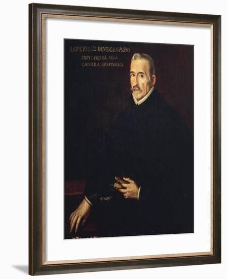 Portrait of Lope Felix De Vega Y Carpio-null-Framed Giclee Print