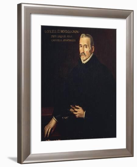 Portrait of Lope Felix De Vega Y Carpio-null-Framed Giclee Print