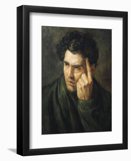 Portrait of Lord Byron (1788-1824)-Théodore Géricault-Framed Giclee Print