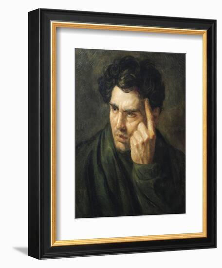 Portrait of Lord Byron (1788-1824)-Théodore Géricault-Framed Giclee Print