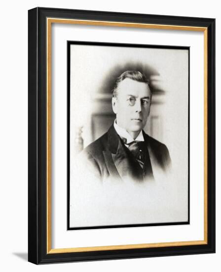 Portrait of Lord Joseph Chamberlain (1836-1914), British businessman, politician, and statesman-French Photographer-Framed Giclee Print