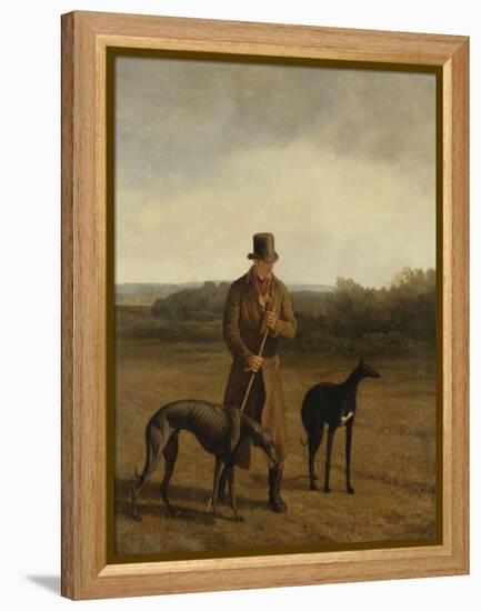 Portrait of Lord Rivers with Two Greyhounds, c.1825-Jacques Laurent Agasse-Framed Premier Image Canvas