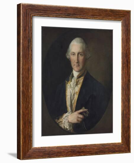 Portrait of Lord William Campbell, M. P.-Thomas Gainsborough-Framed Giclee Print