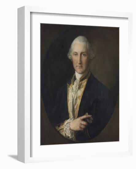 Portrait of Lord William Campbell, M. P.-Thomas Gainsborough-Framed Giclee Print