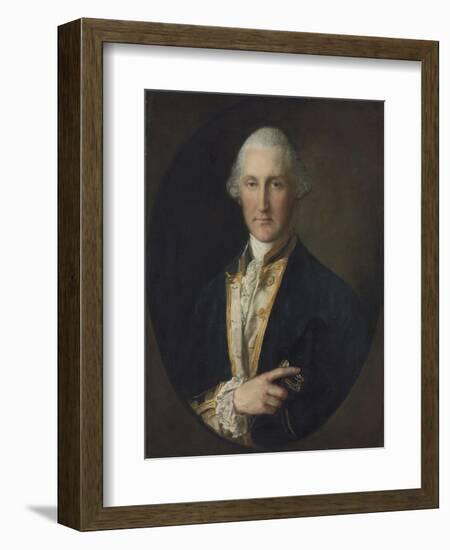 Portrait of Lord William Campbell, M. P.-Thomas Gainsborough-Framed Giclee Print