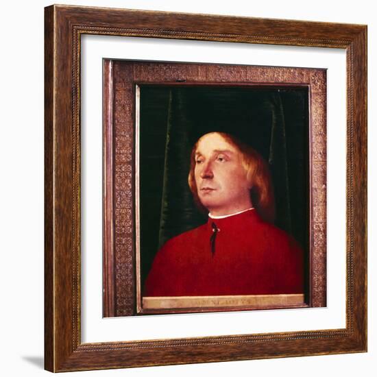 Portrait of Lorenzo, c15th century-Unknown-Framed Giclee Print