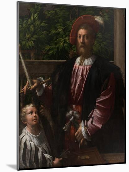 Portrait of Lorenzo Cybo Malaspina (1500-154), 1523-Parmigianino-Mounted Giclee Print