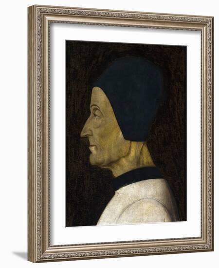 Portrait of Lorenzo Giustiniani (1383-1456) (Saint Laurent Justinien) - Par Bellini, Gentile (Ca. 1-Gentile Bellini-Framed Giclee Print