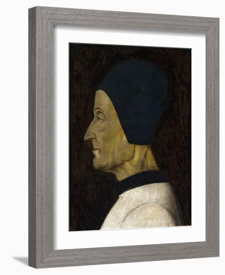 Portrait of Lorenzo Giustiniani (1383-1456) (Saint Laurent Justinien) - Par Bellini, Gentile (Ca. 1-Gentile Bellini-Framed Giclee Print