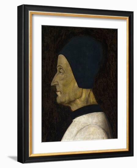 Portrait of Lorenzo Giustiniani (1383-1456) (Saint Laurent Justinien) - Par Bellini, Gentile (Ca. 1-Gentile Bellini-Framed Giclee Print