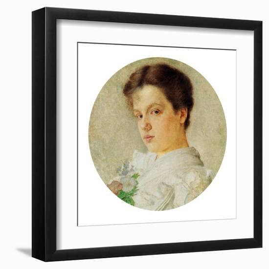 Portrait of Lotte Krieser-Isidor Kaufmann-Framed Art Print