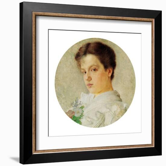 Portrait of Lotte Krieser-Isidor Kaufmann-Framed Art Print