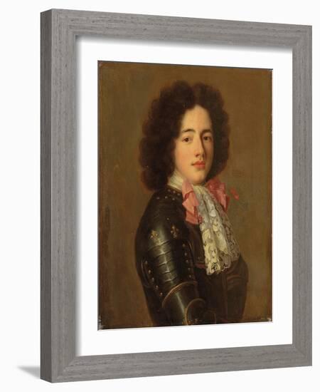 Portrait of Louis De Bourbon, Comte Vermandois-Pierre Mignard-Framed Giclee Print