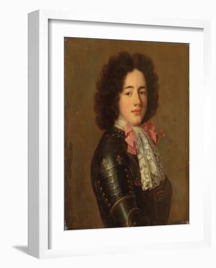 Portrait of Louis De Bourbon, Comte Vermandois-Pierre Mignard-Framed Giclee Print