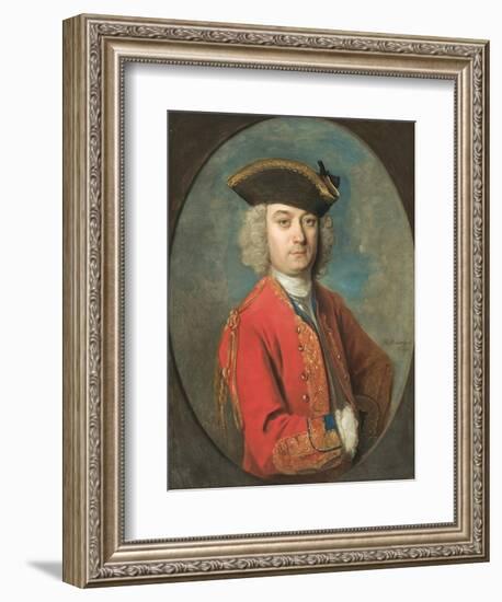 Portrait of Louis De Jean-Philippe Mercier-Framed Giclee Print