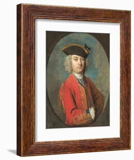 Portrait of Louis De Jean-Philippe Mercier-Framed Giclee Print