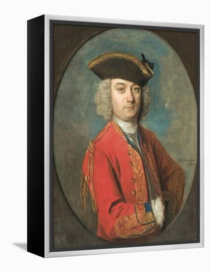 Portrait of Louis De Jean-Philippe Mercier-Framed Premier Image Canvas