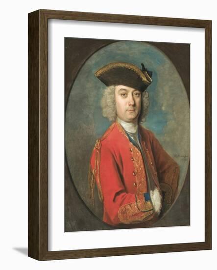 Portrait of Louis De Jean-Philippe Mercier-Framed Giclee Print