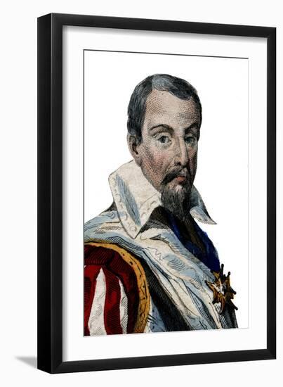 Portrait of Louis Des Balbes de Berton de Crillon, French soldier called the man without fear-French School-Framed Giclee Print