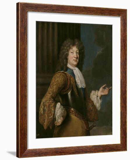 Portrait of Louis, Grand Dauphin of France-François de Troy-Framed Giclee Print